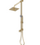 Rubinet 4UMQ2 Bar With Iet At Shower Head, Include 8 Shower Head, 12 Shower Arm, 30 Adjustable Slide Bar (Can Be Cut To Suit), Hand Held Shower Diverter