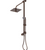 Rubinet 4UMQ2 Bar With Iet At Shower Head, Include 8 Shower Head, 12 Shower Arm, 30 Adjustable Slide Bar (Can Be Cut To Suit), Hand Held Shower Diverter