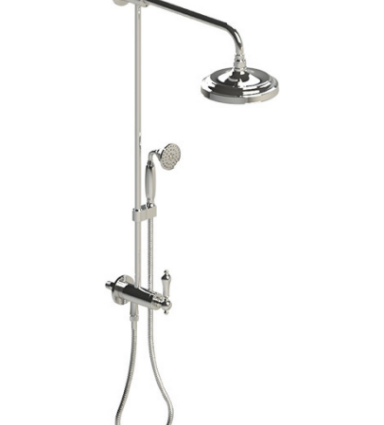 Rubinet 4URM1 Bar With Iet At Shower Head, Include 8 Shower Head, 12 Shower Arm, 30 Adjustable Slide Bar (Can Be Cut To Suit), Hand Held Shower Diverter - Parent