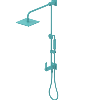 Rubinet 4URT1 Bar With Iet At Diverter. Include 8 Shower Head, 12 Shower Arm, 30 Adjustable Slide Bar (Can Be Cut To Suit), Hand Held Shower Diverter,