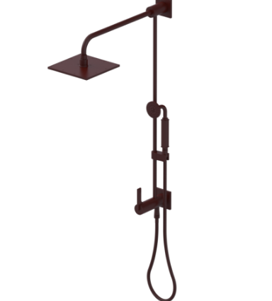 Rubinet 4URT1 Bar With Iet At Diverter. Include 8 Shower Head, 12 Shower Arm, 30 Adjustable Slide Bar (Can Be Cut To Suit), Hand Held Shower Diverter,