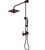 Rubinet 4URT1 Bar With Iet At Diverter. Include 8 Shower Head, 12 Shower Arm, 30 Adjustable Slide Bar (Can Be Cut To Suit), Hand Held Shower Diverter,