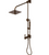 Rubinet 4URT1 Bar With Iet At Diverter. Include 8 Shower Head, 12 Shower Arm, 30 Adjustable Slide Bar (Can Be Cut To Suit), Hand Held Shower Diverter,