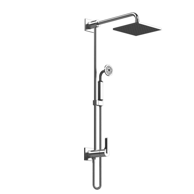 Rubinet 4URT1 Bar With Iet At Diverter. Include 8 Shower Head, 12 Shower Arm, 30 Adjustable Slide Bar (Can Be Cut To Suit), Hand Held Shower Diverter,