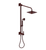 Rubinet 4URT2 Bar With Iet At Shower Head. Include 8 Shower Head, 12 Shower Arm, 30 Adjustable Slide Bar (Can Be Cut To Suit), Hand Held Shower Diverter,