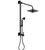 Rubinet 4URT2 Bar With Iet At Shower Head. Include 8 Shower Head, 12 Shower Arm, 30 Adjustable Slide Bar (Can Be Cut To Suit), Hand Held Shower Diverter,