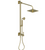 Rubinet 4URT2 Bar With Iet At Shower Head. Include 8 Shower Head, 12 Shower Arm, 30 Adjustable Slide Bar (Can Be Cut To Suit), Hand Held Shower Diverter,