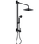 Rubinet 4URT2 Bar With Iet At Shower Head. Include 8 Shower Head, 12 Shower Arm, 30 Adjustable Slide Bar (Can Be Cut To Suit), Hand Held Shower Diverter,