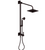 Rubinet 4URT2 Bar With Iet At Shower Head. Include 8 Shower Head, 12 Shower Arm, 30 Adjustable Slide Bar (Can Be Cut To Suit), Hand Held Shower Diverter,