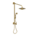 Rubinet 4URT2 Bar With Iet At Shower Head. Include 8 Shower Head, 12 Shower Arm, 30 Adjustable Slide Bar (Can Be Cut To Suit), Hand Held Shower Diverter,
