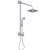 Rubinet 4URT2 Bar With Iet At Shower Head. Include 8 Shower Head, 12 Shower Arm, 30 Adjustable Slide Bar (Can Be Cut To Suit), Hand Held Shower Diverter,