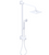 Rubinet 4URT2 Bar With Iet At Shower Head. Include 8 Shower Head, 12 Shower Arm, 30 Adjustable Slide Bar (Can Be Cut To Suit), Hand Held Shower Diverter,
