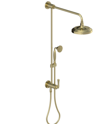 Rubinet 4URV1 Bar With Iet At Shower Head. Include 8 Shower Head, 12 Shower Arm, 30 Adjustable Slide Bar (Can Be Cut To Suit), Hand Held Shower Diverter,