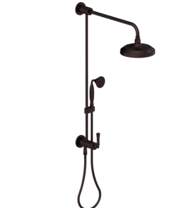 Rubinet 4URV1 Bar With Iet At Shower Head. Include 8 Shower Head, 12 Shower Arm, 30 Adjustable Slide Bar (Can Be Cut To Suit), Hand Held Shower Diverter,
