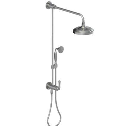 Rubinet 4URV1 Bar With Iet At Shower Head. Include 8 Shower Head, 12 Shower Arm, 30 Adjustable Slide Bar (Can Be Cut To Suit), Hand Held Shower Diverter,