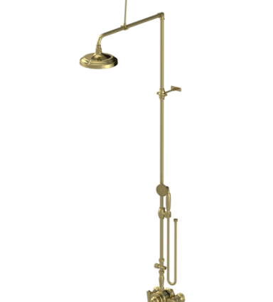 Rubinet 4WHXL Wall Mount PrbShower With Fix Shw