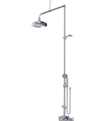 Rubinet 4WHXL Wall Mount PrbShower With Fix Shw