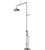 Rubinet 4WHXL Wall Mount PrbShower With Fix Shw