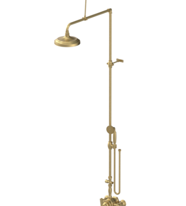Rubinet 4WHXL Wall Mount PrbShower With Fix Shw