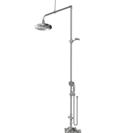 Rubinet 4WHXL Wall Mount PrbShower With Fix Shw