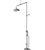 Rubinet 4WHXL Wall Mount PrbShower With Fix Shw
