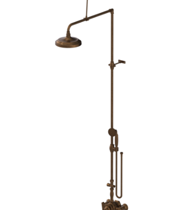 Rubinet 4WHXL Wall Mount PrbShower With Fix Shw