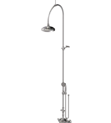 Rubinet 4WRVL Wall Mount PrbShower With Fix Shw