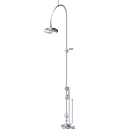 Rubinet 4WRVL Wall Mount PrbShower With Fix Shw