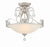 Crystorama 5010-OS-CL-MWP Ashton 3 Light Hand Cut Crystal Ceiling Mount - Olde Silver