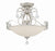 Crystorama 5010-OS-CL-MWP Ashton 3 Light Hand Cut Crystal Ceiling Mount - Olde Silver