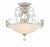 Crystorama 5010-OS-CL-S Ashton 3 Light Swarovski Strass Crystal Ceiling Mount - Olde Silver