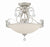 Crystorama 5010-OS-CL-S Ashton 3 Light Swarovski Strass Crystal Ceiling Mount - Olde Silver