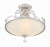 Crystorama 5010-OS-CL-S Ashton 3 Light Swarovski Strass Crystal Ceiling Mount - Olde Silver