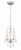 Crystorama 5013-OS-CL-MWP Ashton 3 Light Hand Cut Crystal Mini Chandelier - Olde Silver