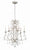 Crystorama 5016-CL-MWP Ashton 6 Light Hand Cut Crystal Chandelier