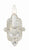 Crystorama 5021-CL-MWP Paris Market 1 Light Clear Crystal Wall Mount - Parent