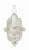 Crystorama 5021-CL-MWP Paris Market 1 Light Clear Crystal Wall Mount - Parent