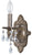 Crystorama 5021-CL-MWP Paris Market 1 Light Clear Crystal Wall Mount