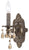 Crystorama 5021-VB-GT-MWP Paris Market 1 Light Golden Teak Crystal Wall Mount - Venetian Bronze
