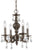 Crystorama 5024-CL-MWP Paris Market 4 Light Clear Crystal Mini Chandelier