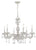 Crystorama 5036-CL-MWP Paris Market 6 Light Clear Crystal Chandelier - Parent