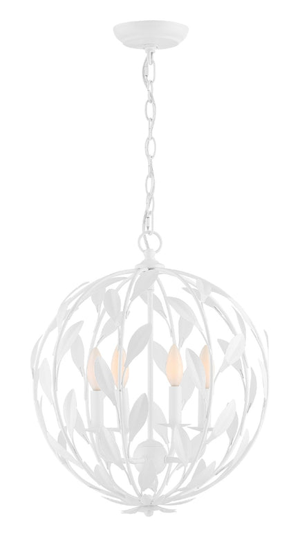 Crystorama 504 Broche 4 Light Mini Chandelier