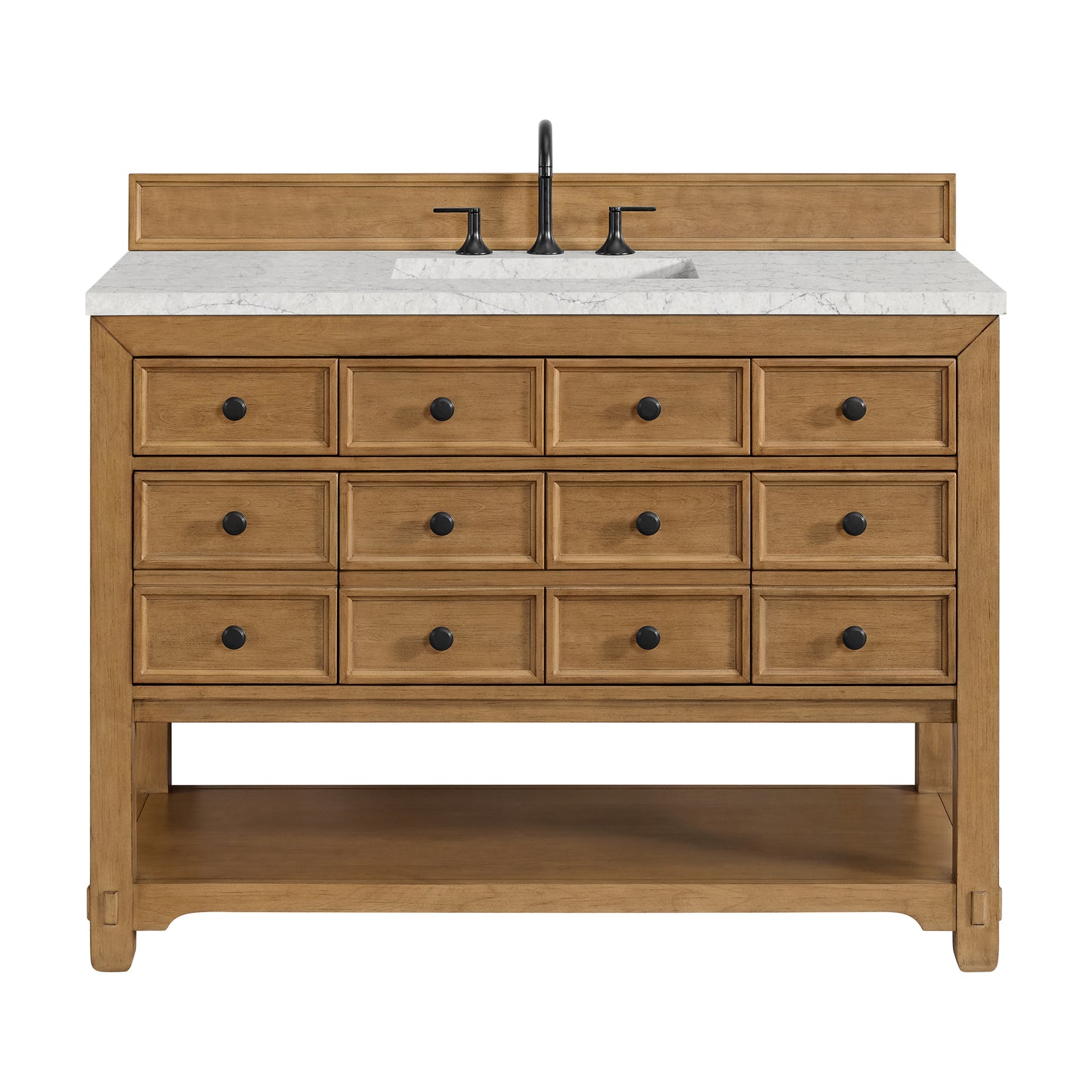 James Martin 505-V48 Malibu 48" Single Vanity, With 3 CM Top and FreePower Wireless Charger