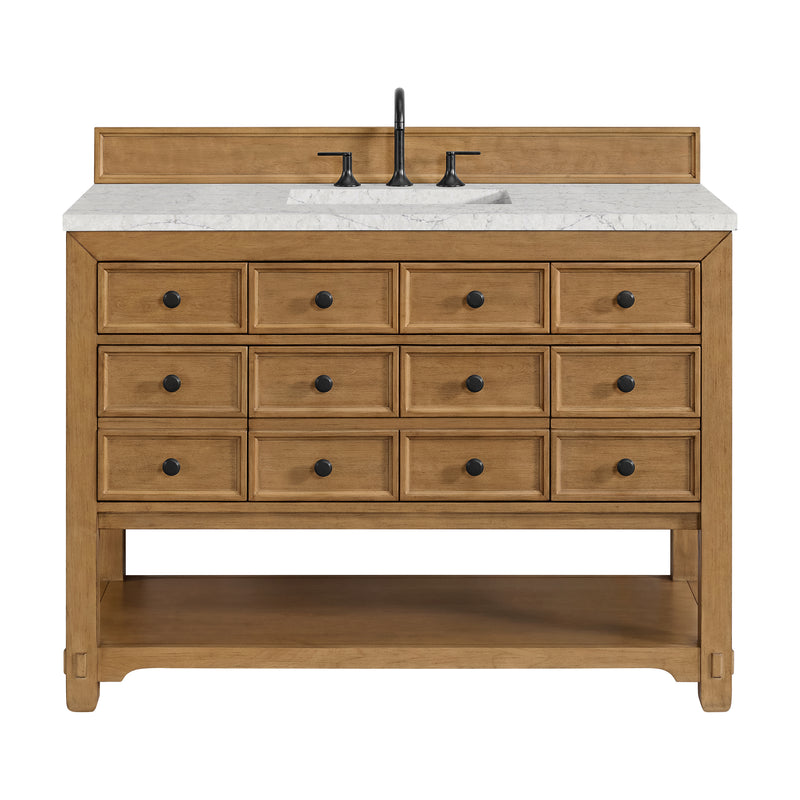 James Martin 505-V48 Malibu 48" Single Vanity, With 3 CM Top and FreePower Wireless Charger