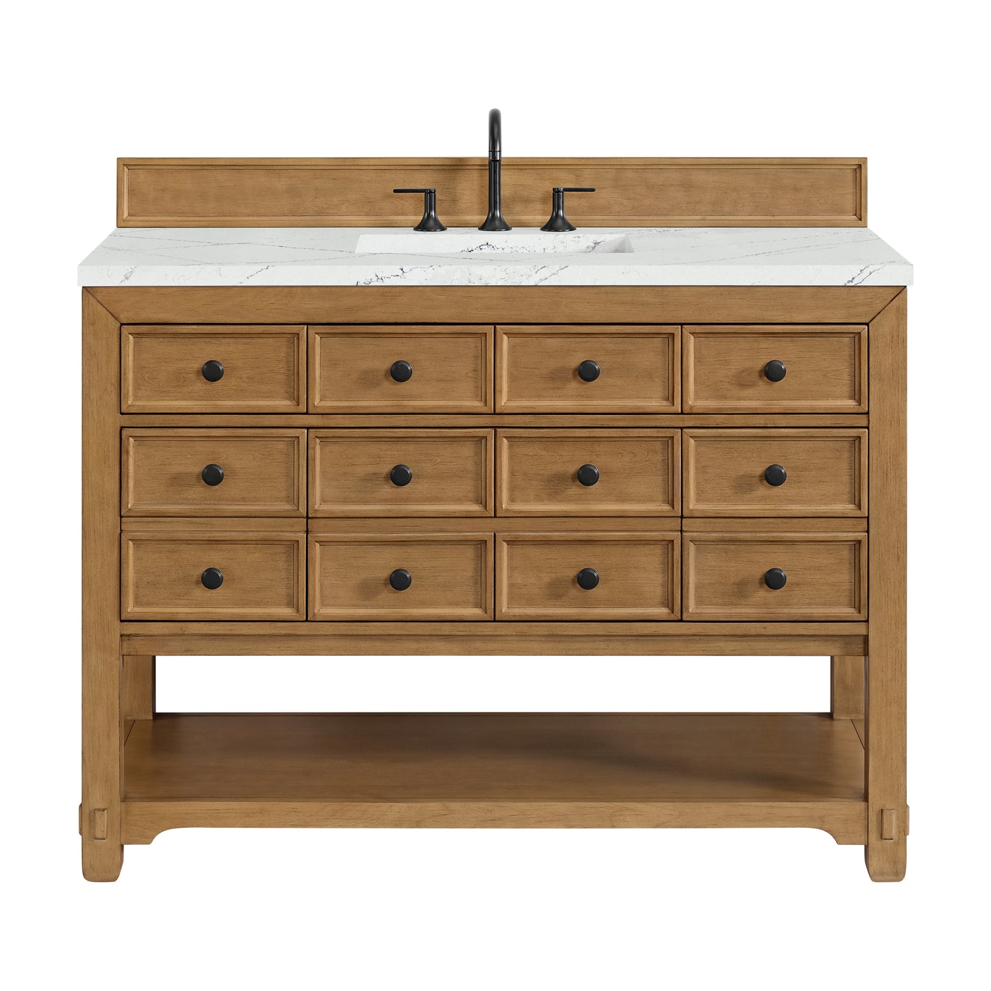 James Martin 505-V48 Malibu 48" Single Vanity, With 3 CM Top and FreePower Wireless Charger