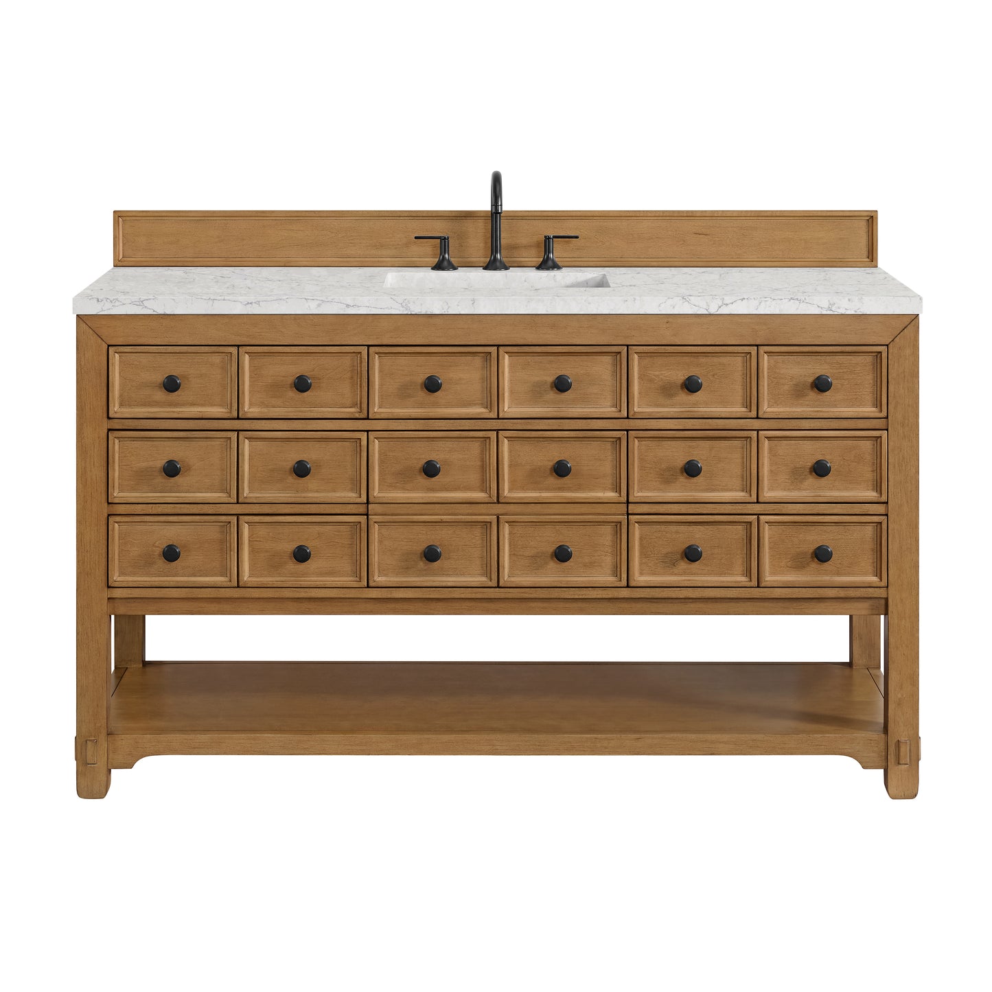 James Martin 505-V48 Malibu 48" Single Vanity, With 3 CM Top and FreePower Wireless Charger