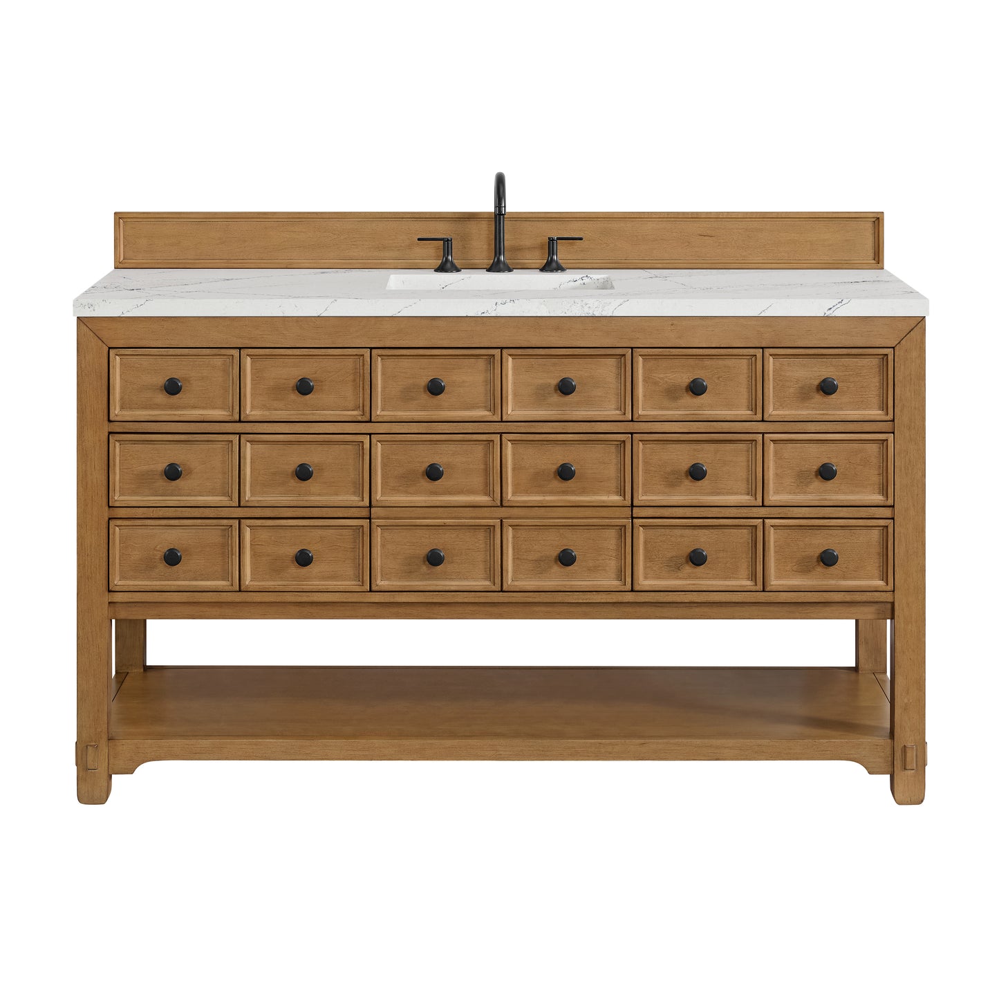 James Martin 505-V48 Malibu 48" Single Vanity, With 3 CM Top and FreePower Wireless Charger