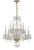 Crystorama 5080-CL-S Traditional Crystal 10 Light Swarovski Strass Crystal Chandelier