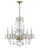 Crystorama 5086-CL-MWP Traditional Crystal 6 Light Crystal Chandelier