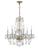 Crystorama 5086-CL-SAQ Traditional Crystal 6 Light Spectra Crystal Chandelier